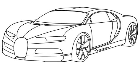 The Bugatti Chiron Super Sport "57 one of one" Homage to an Icon. . Bugatti chiron coloring page